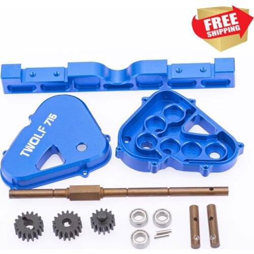 Radio control RC Car TWOLF 715 Gearbox transfer case option upgrade parts