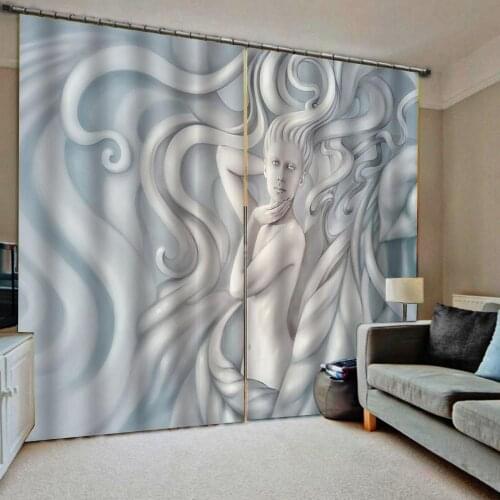 Relief beauty curtains Window Curtains For Living Room office Bedroom Drapes Cortinas Blackout curtain