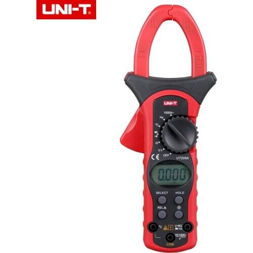 UNI-T UT206A 1000A Digital Clamp Meters Earth Ground Megohmmeter Multimeter Voltage Current Resistance Insulation Tester