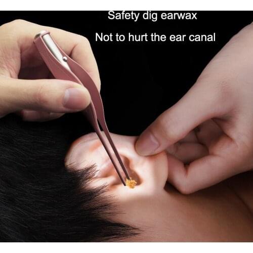 1 Pcs Ear Picks Children Led Light Ear Cleaning Tool for Ear Hygiene Care can CSV