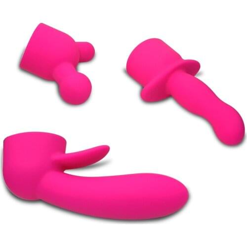Vibrators Accessory Caps Headgear Hat Extension for Wand Vibrator Sex Toys for Woman Clitoris Stimulator Adult Sex Toy