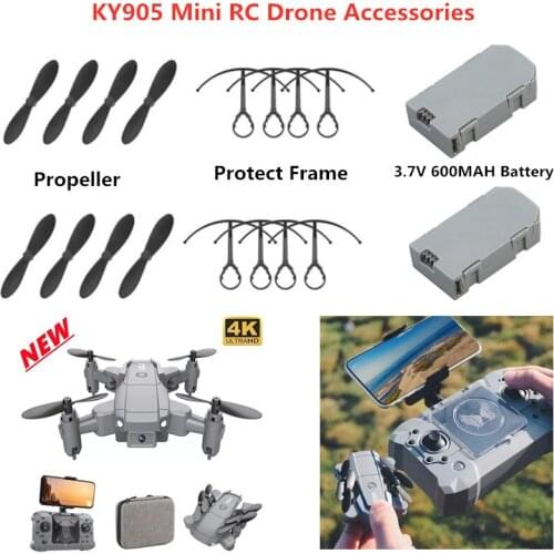 KY905 MINI RC Drone Spare Parts 3.7V 600mAh Battery/Propeller KY-905 KY905 RC Drone Accessories KY905 Blades KY905 Battery