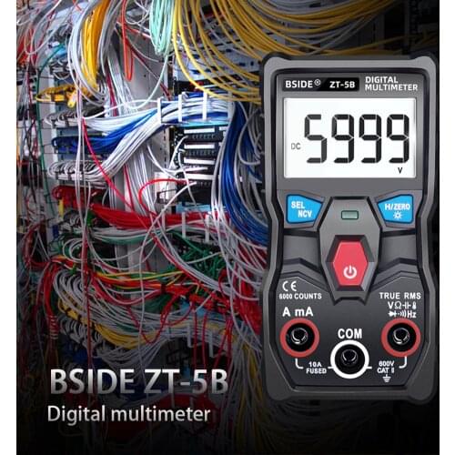 ZT-5B Digital Multimeter Wireless Smart T-RMS Voltmeter Ammeter Auto Range Intelligent Scanning True RMS Measurement