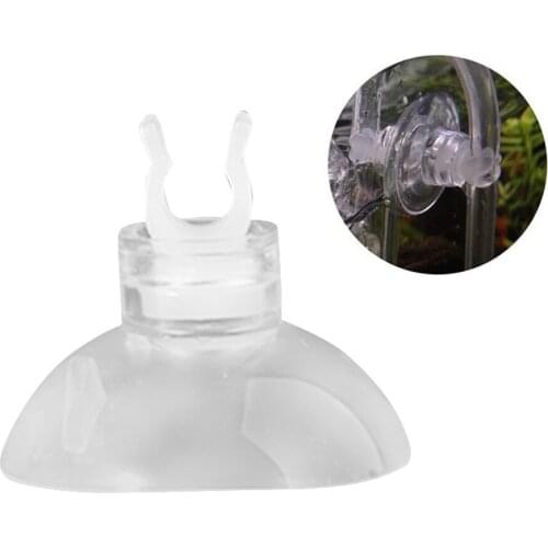 1/5/10pcs Plastic Aquarium Fish Tank Suction Cup Sucker Holders For Air Line Tube Hose Pump