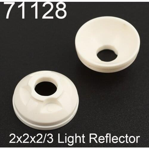 10PCS 71128 Dish 2 x 2 x 2/3 Light Reflector Building block accessories parts MOC DIY Education Build Toys Brick