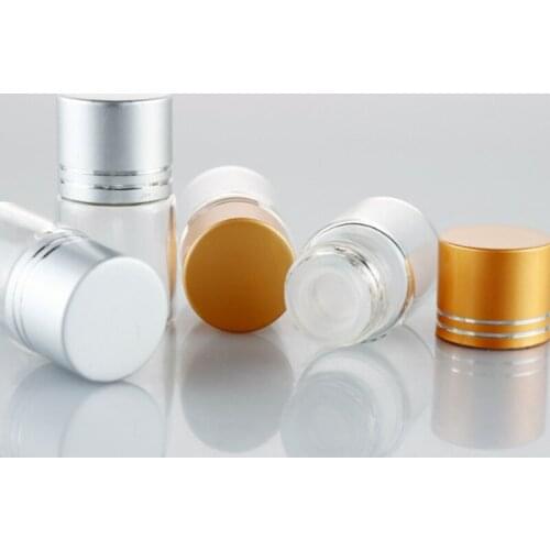 2000pcs/lot 8g Transparent inner stopper Glass bottle 8ml Essential Oil Eye Cream Bottle Sample Vial bottles