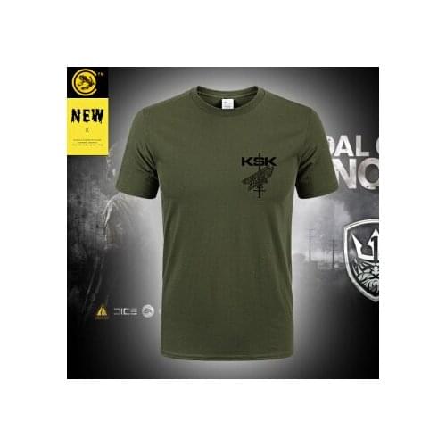 2018 New Mens Army T Shirt Summer US Military 100% Cotton Tactical Clothing Cotton T-shirt Solid Color Short Sleeve male tshirt
