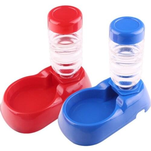 350ml Large Capacity Automatic Dog Feeder Drinking Water Dispenser Food Plastic Puppy Dog Cat Bowl Water Bottle Pet Products