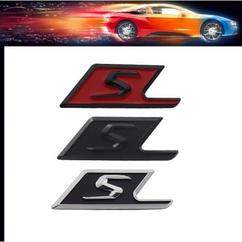 3D Premium S car trunk Tail Rear Decal Emblem Badge Sticker for SAMG W117 Cla45 W205 C63 W212 E63 W207 W176 A45 W156 Gla45 W204