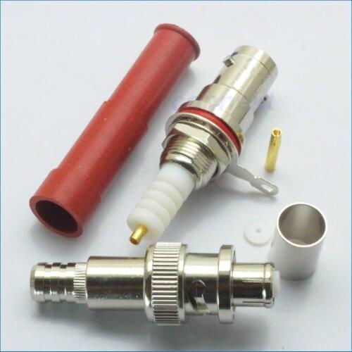 5set/lot RP-BNC pair high voltage audio RF connector SHV 5000V RG6 SHV5000V power audio speaker