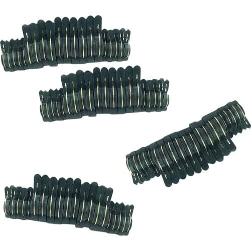 80 Pieces Efficient Gardening Support Stem Spring Clips for Flowers & Plants - Small & Large Size Combination