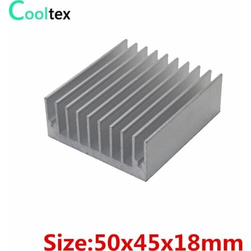 30pcs 50x45x18mm Aluminum Heatsink for Electronic Chip RAM LED IC heat sink radiato COOLER cooling