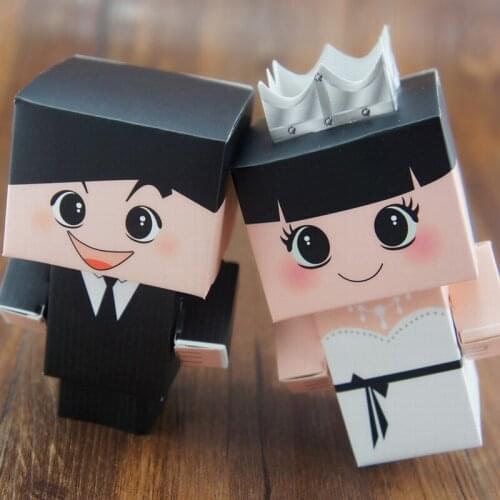 Romantic Mario and peach princess cartoon paper candy box 200 pcs