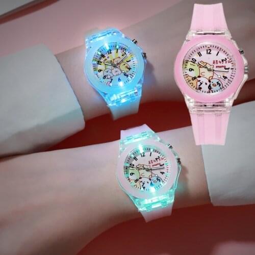 2020 Fashion Cute Childrens Watch with Electronic Colour Light Source Girls Gift Clocks Childrens Wrist Childrens Watch