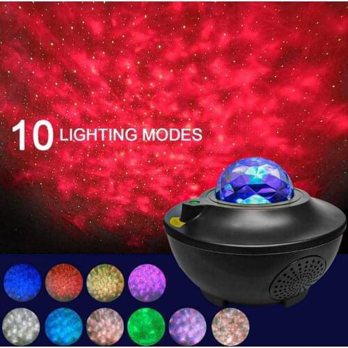 Colorful Sky Projector Star Galaxy Night Light For Children Kids Bedroom Decor Rotating Nursery Night Light LED Baby Lamp Gift