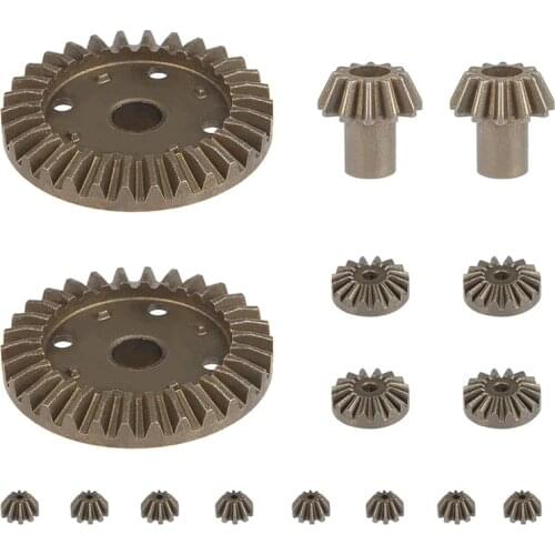 Wltoys 144001 parts Upgrade Metal Gear 30T 16T 10T Differential Driving Gears for Wltoys 144001 12428 12429 12423 12429
