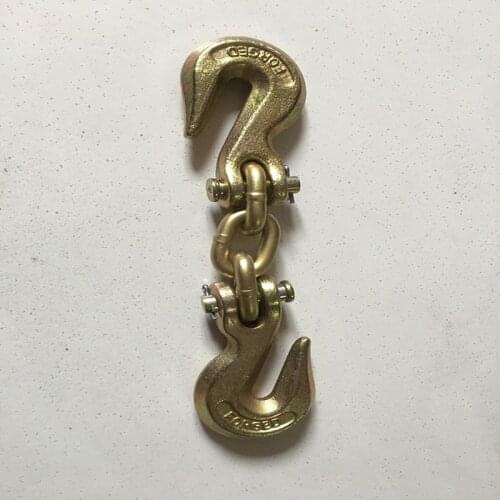 Auto Body Frame Repair Chain Joint Double Grad Hooks Puller Car Collision Panel Tool Dent lifting Chain Connector Shortner