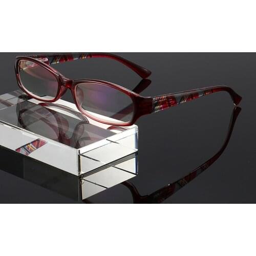 Elbru Mirror Leg Printing Fashion Reading Glasses High Definition Grace Comfortable PC Frame Presbyopic Glasses +1.0 to +4.0