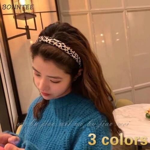 Headwear Women College Popular Ins Fashion Sexy Harajuku Printed Daily Hairbands Female Adult BF Style All-match Hot Sale Autumn