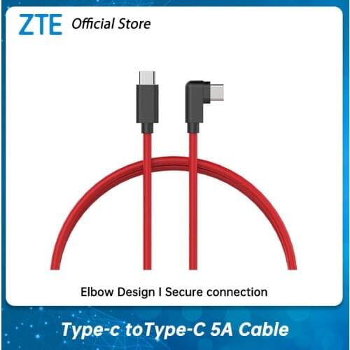 6A RedMagic 6A Gaming Data Cable USB Type-C to USB Type-C 6A Data Cable Red Magic 6A Cable Braided Date Cable