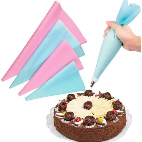 Food Grade Piping Bag EVA Cake Decoration Tools Reusable Baking Accessories Pastry Bags DIY Cupcake Supplies Kitchen Gadgets