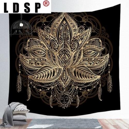 LDSP Mandala Buddhism Tapestry Wall Hanging Covering Rugs Background Cloth Beach Mat Blanket Bedroom Dorm Home Decor 32 styles