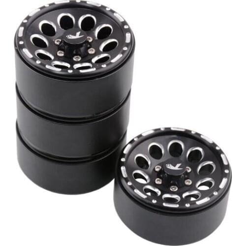 1.9 Inch Metal RC Crawler Truck Beadlock Wheels Metal Weighted Bead Lock Wheel Hub Fit LAND ROVER D90 AXIAL SCX10 RC Car Model