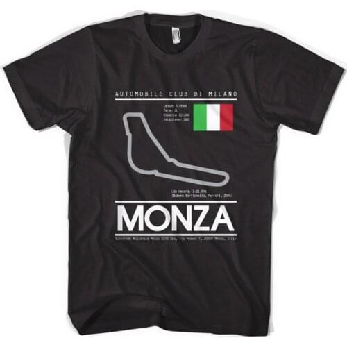 Monza Tee, Italy, Import Racings Race, Cars, F1New Fashion Men Men Hip Hop 3D Print Novelty T Shirt T-Shirts