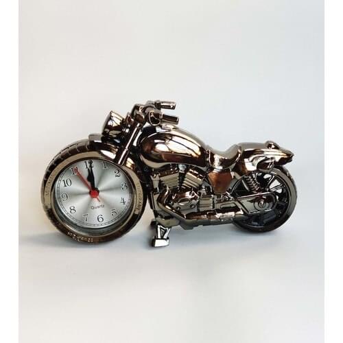 Sume Motorcycle Designed Desk Top Alarm Clock Trinket