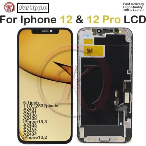 OLED 6.1inch For iPhone 12 Pro LCD Display WIth Touch Panel Screen For Iphone 12 Touch pantalla Digitizer Assembly Replacement