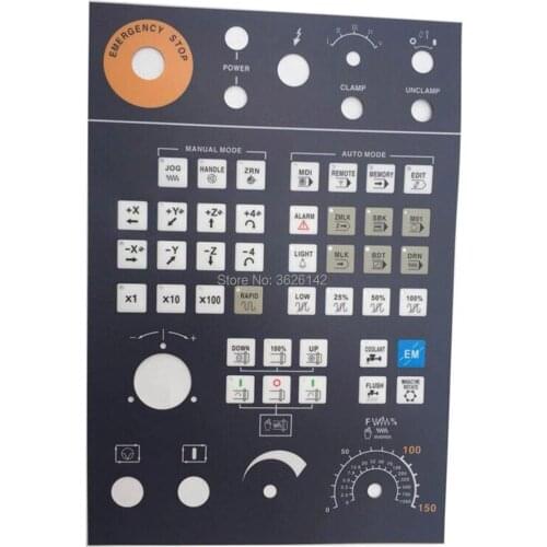 Operation panel Keyboard mask Control panel Button film Hand control box film for Sodick Charmilles FANUC EDM Machine
