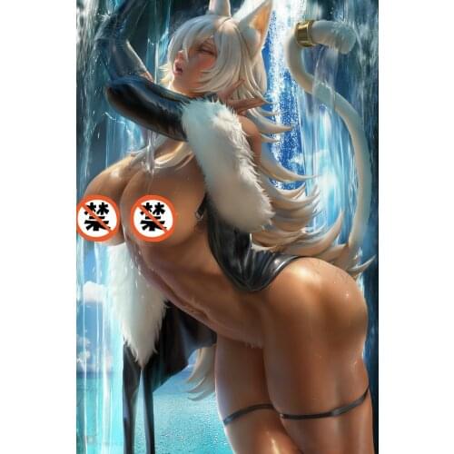 Printed silk or canvas Anime Ghislaine sexy girls art poster 16x24 24x36 inch custom living room bedroom home art wall picture