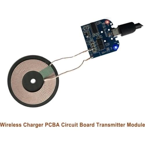 Qi Fast Wireless Charger PCBA Circuit Board Transmitter Module + Coil Charging High Quality Qi Wireless Charging Standard