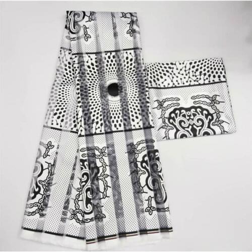 Beautiful Design Imitated Silk Fabric African Print Fabric Nigerian Ankara Fabrics African Wax Prints For Party 6yards ! P10621