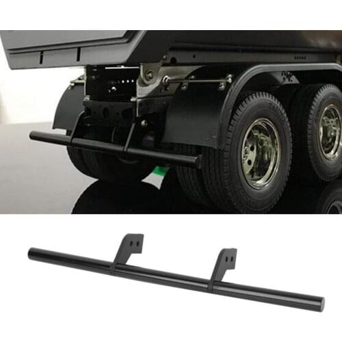 Aluminum Alloy Anti-Collision Rear Bumper for 1:14 Remote Control RC Tractor Truck Model Car Upgrade Replacement Accessory