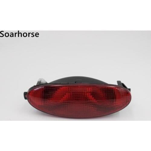 Soarhorse For Peugeot 206 2005 2006 2007 2008 Rear Bumper Red Fog Light Tail Brake Lamp 714025310601