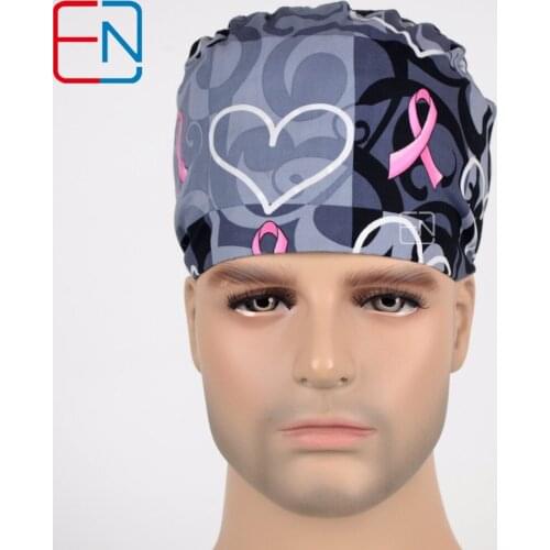 ZUNTSVIL unisex scrub caps in 2 sizes100% cotton scrub caps