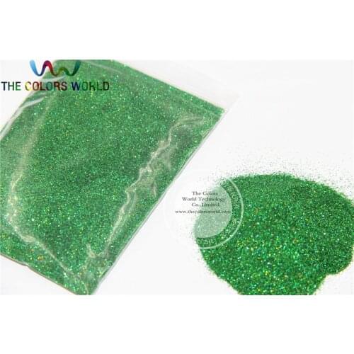 0.2mm Laser Green Color Glitter Powder Shining Dust