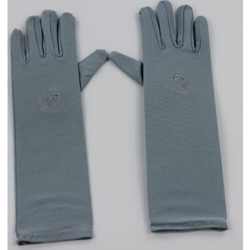 1 Pair of Muslim Oversleeves Abaya Hijab Islam Islamic Sleeves Arm Cover Gloves about 32cm for Women Girls Wholesale