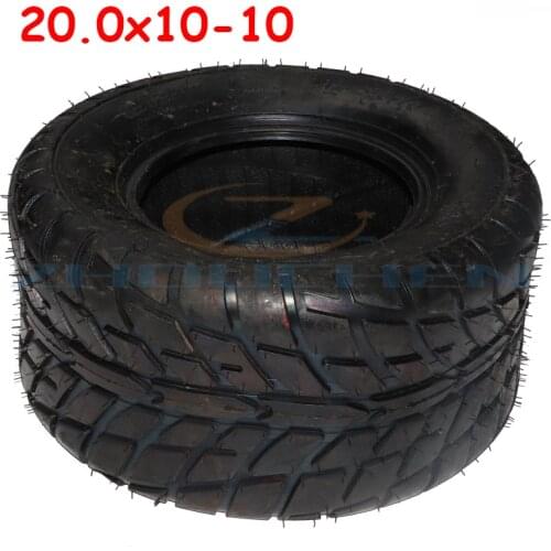20X10-10 inch road tires, tubeless tires, suitable for all-terrain karting off-road vehicles