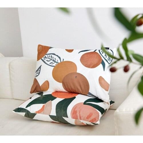 35x55cm simple fruit cushion cover sofa decorative lumbar pillow cover chair car waist pillowcase home decoration