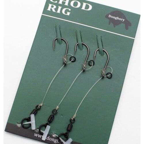3PS Ready Tied Chod Rigs for Pop Ups Hooks Weights Hair Rigs Swivels Carp Rig Fishing Tackle