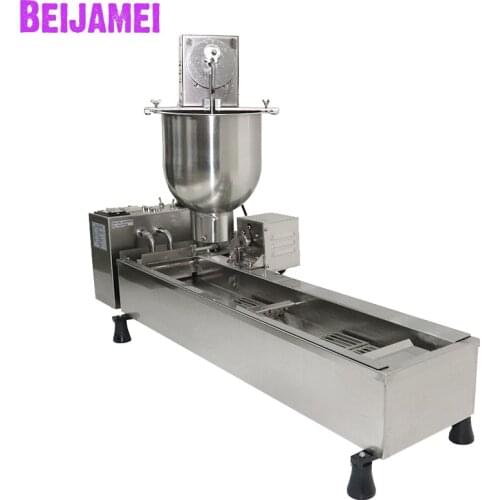 BEIJAMEI Electric Automatic Donut Maker Fryer Machine 3 Moulds Doughnut Makers with Timer Donut Making Machine Price
