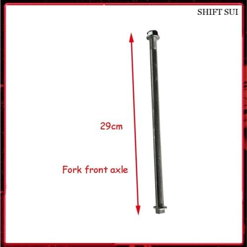 Free Shipping Front Shock Absorber Parts For Electric Vehicles Front Tire Axle Front Axle For Citycoco Electric Scooter