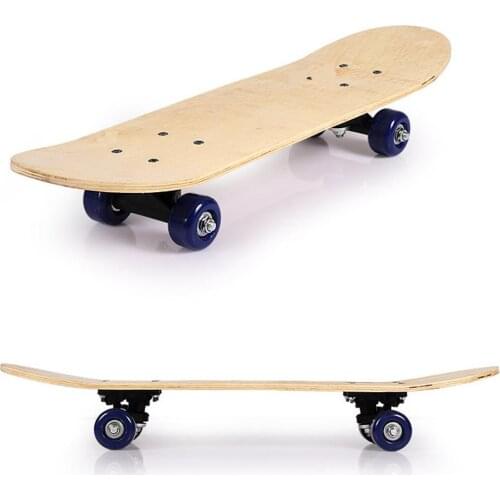 Kids Skateboard Complete Wheel Truck Maple Wood Deck Solid Blank Longboard Skateboard Deck for Kids Painting Boys Girls