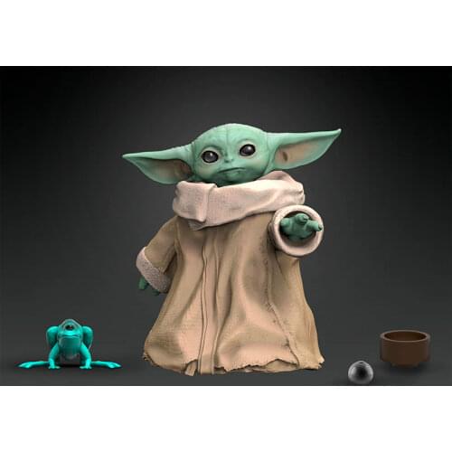 The Child Grogu Baby Yoda Action Figure Toy 1.2 Inches Star Wars Yoda Figure Dolls Toy Birthday Gifts for Kids