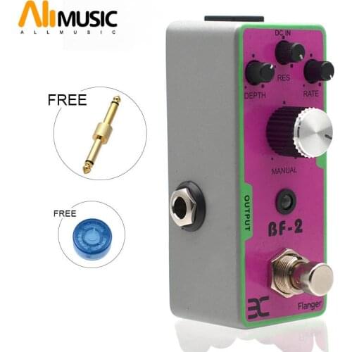 EX Pedal BF-2 Flanger Guitar Effect Pedal True Bypass ENO Compact Mini Pedal + Free Connector