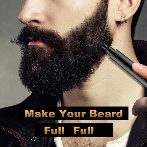 High Quality Beard Pencil Filler Set Moustache Eyebrows Filler Portable Tools Waterproof Long Lasting for Men