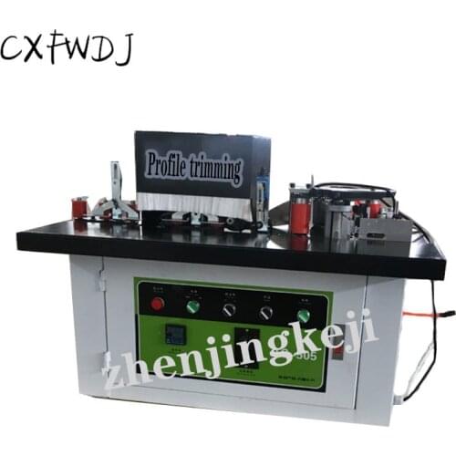 Woodworking Mechanical Manual Tool Edge Sealing Machine Copying Upper Lower Trimming Edge Sealing Trimming Integrated Machine