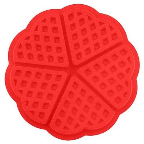 New DIY Waffle Non-Stick Mold Case Mould Kitchen Cake Accessories Kitchen Tool Used To Make Waffle, Cookies, Cafe, Pastry